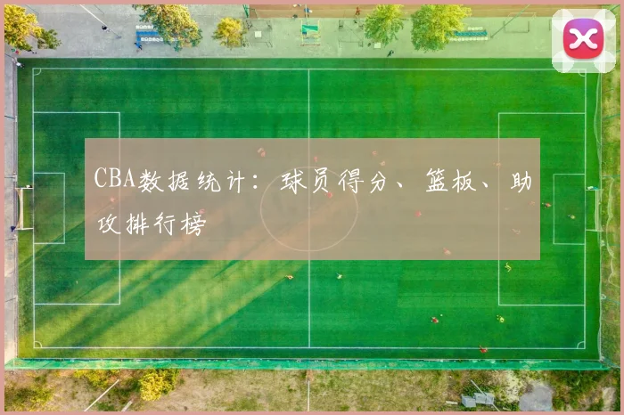 CBA数据统计：球员得分、篮板、助攻排行榜