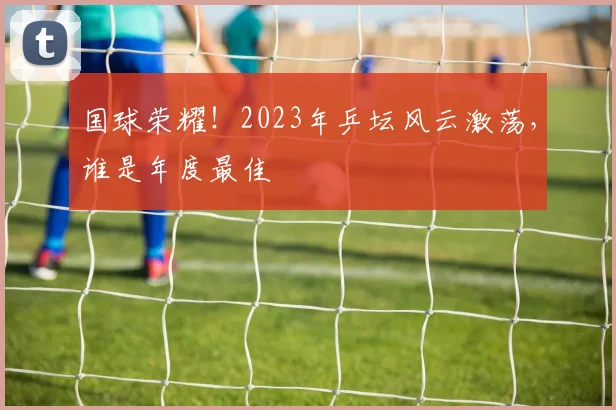 国球荣耀！2023年乒坛风云激荡，谁是年度最佳